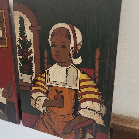 African American Folk Art - Paint By Numbers Set- 1960s- MCM- Vintage‎ - Picture 4 of 8
